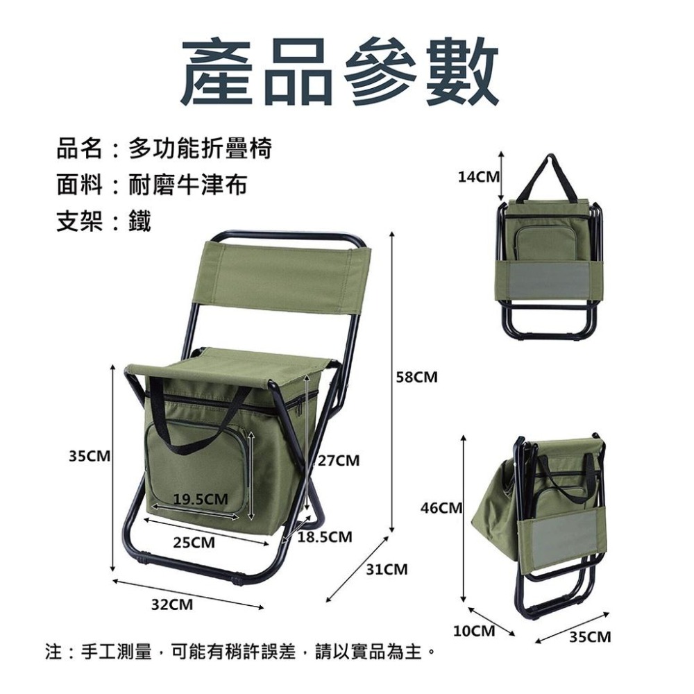 【台灣現貨】【賀野市集】戶外休閒摺疊椅 釣魚椅 冰包椅 中大型童軍椅 收納椅 便攜 輕便 露營 野營 冰袋 冰箱 飲料袋-細節圖9