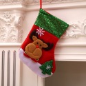 【台灣現貨】【賀野市集】聖誕襪 耶誕襪 立體造型 耶誕節裝飾 聖誕樹吊飾 禮物袋 耶誕袋 麋鹿 雪人 聖誕老公公 聖誕節-規格圖9