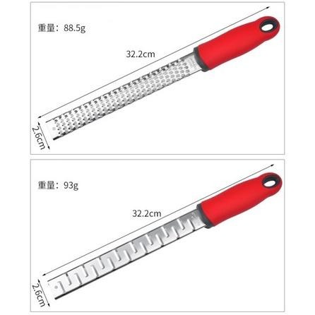 【台灣現貨】【賀野市集】304不鏽鋼 刨絲刀 刨絲器 檸檬刨刀 刨屑 刨絲 刨片 橫紋 愛心 細牙 起司 乳酪 巧克力-細節圖8