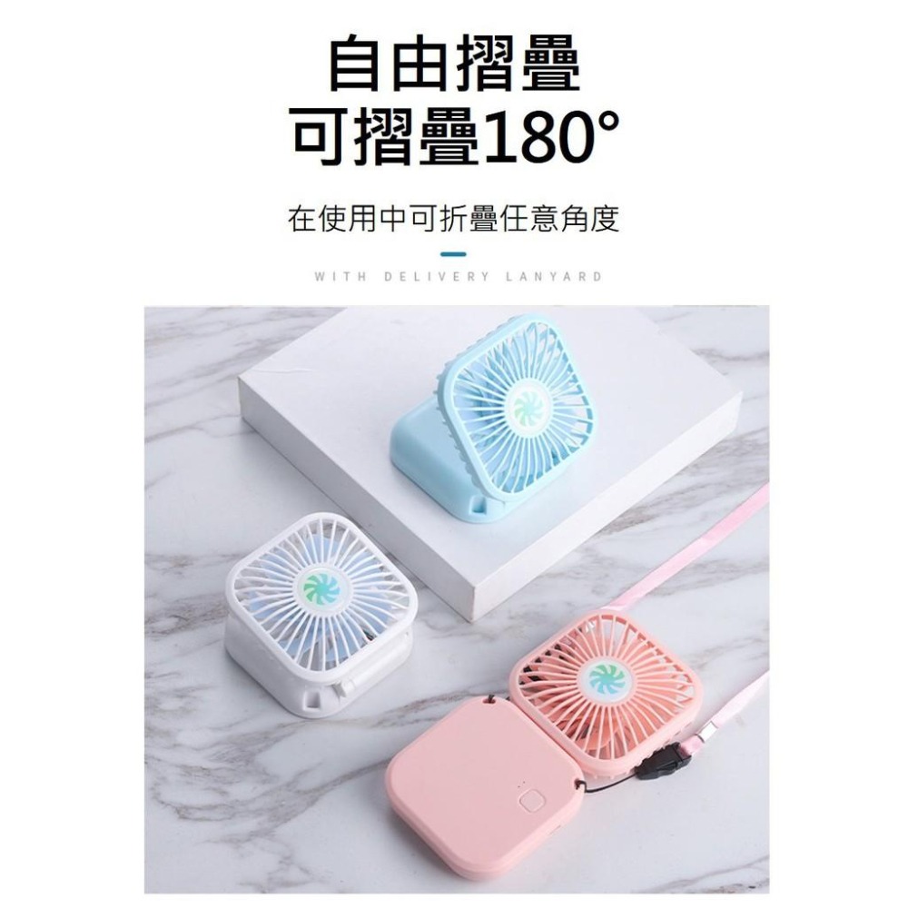 【台灣現貨】【賀野市集】USB摺疊風扇(800mAh)-細節圖8