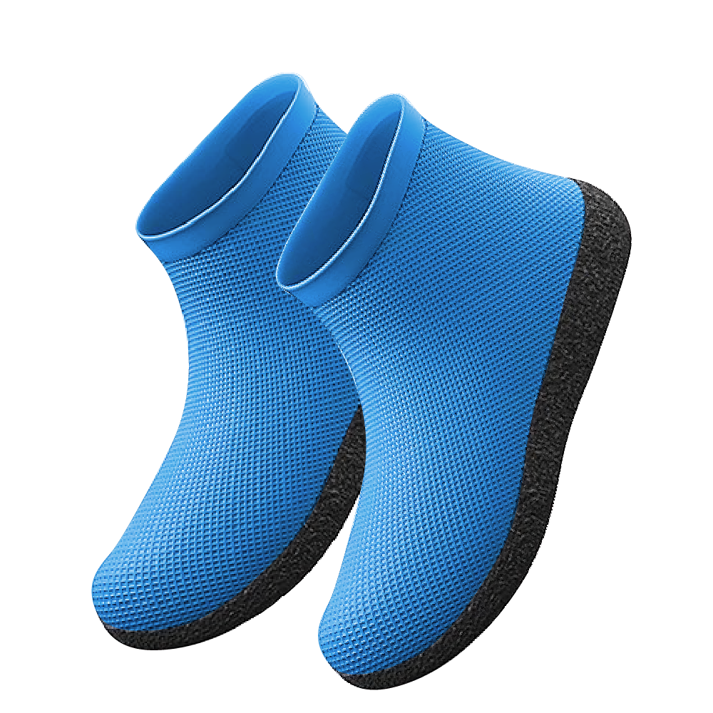 【賀野市集】 乳膠防滑雨鞋 雨具 郊遊 園藝 農務體驗 露營 加厚乳膠 防刮 貼身鞋套 雨鞋套 立體顆粒鞋底 水洗清潔-細節圖3