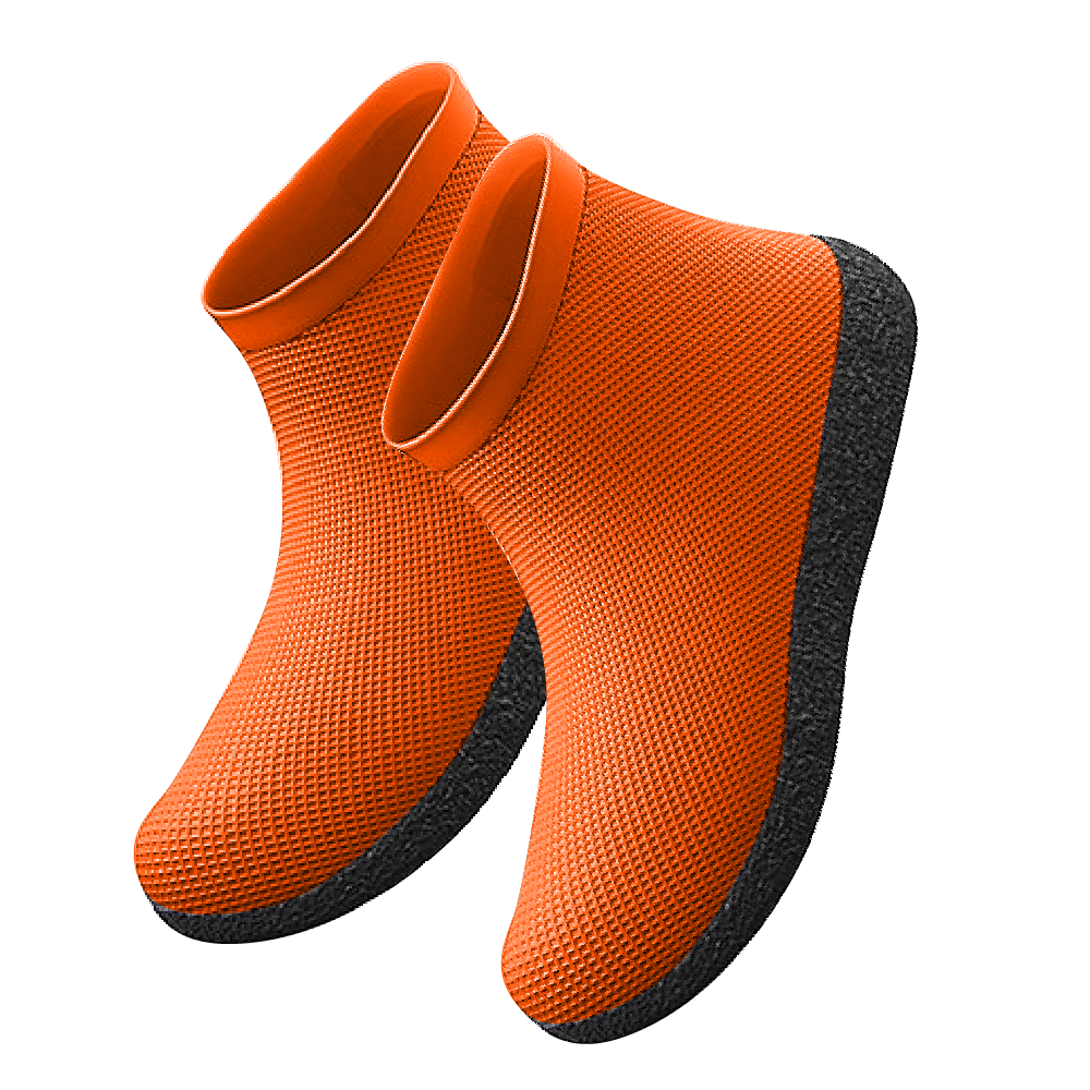 【賀野市集】 乳膠防滑雨鞋 雨具 郊遊 園藝 農務體驗 露營 加厚乳膠 防刮 貼身鞋套 雨鞋套 立體顆粒鞋底 水洗清潔-細節圖5