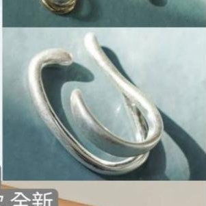 日本小眾品牌 單只耳夾 銀色霧面款全新 不需要耳洞 設記感十足 不易撞款-細節圖2