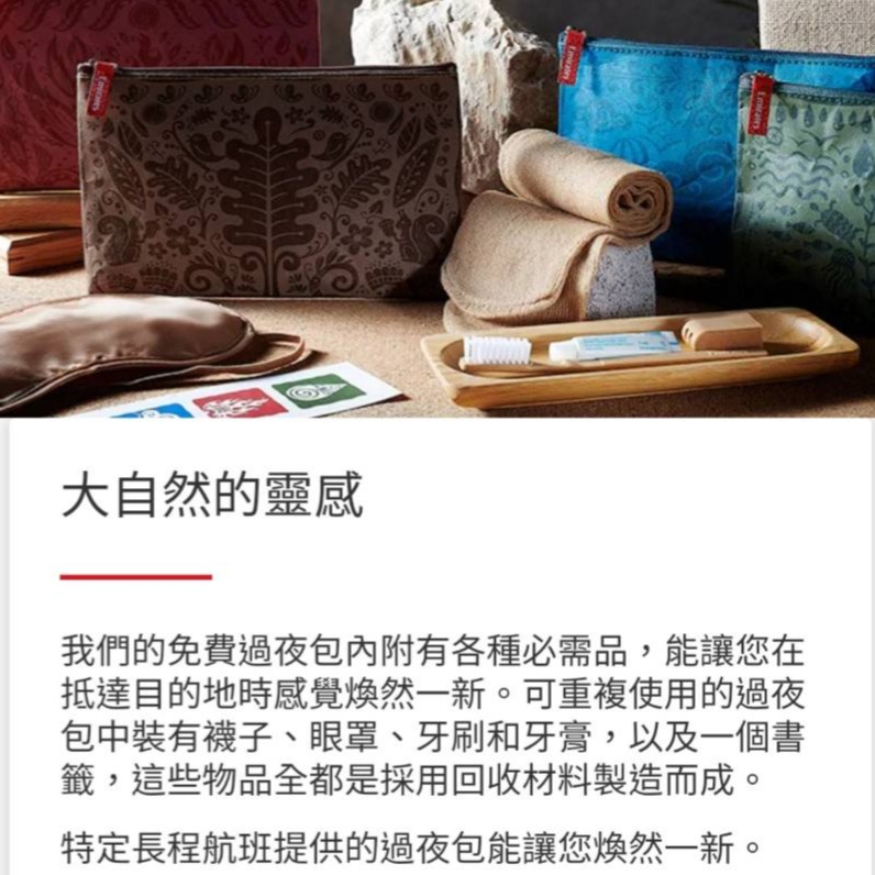 阿聯酋航空過夜包全新數量如圖 不適合完美主義者-細節圖2