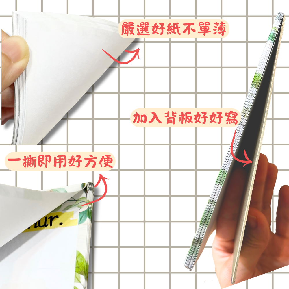 【若普普】青草綠/橘子橘塗鴉便條紙｜30張撕取式設計｜A5 創意文青便條紙-細節圖4