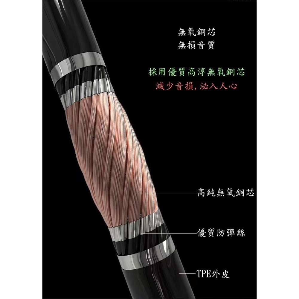 直播耳機 有線 監聽 線控耳機 入耳式 耳塞式 遊戲 重低音 電腦 筆電 電競 手機耳機 降噪 抗噪 耳麥-細節圖8