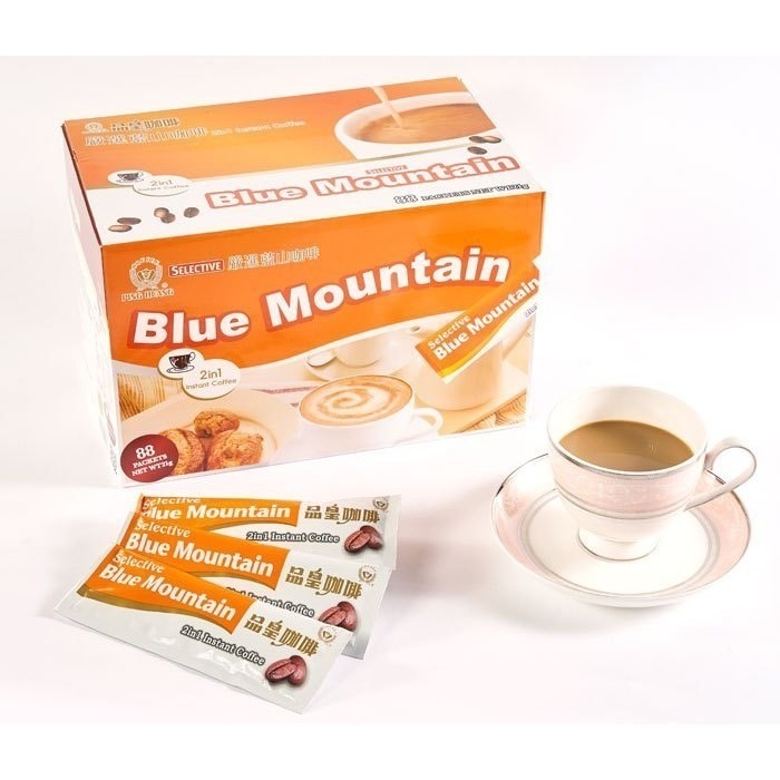 嚴選藍山咖啡3合1（淡藍色）:88入1盒