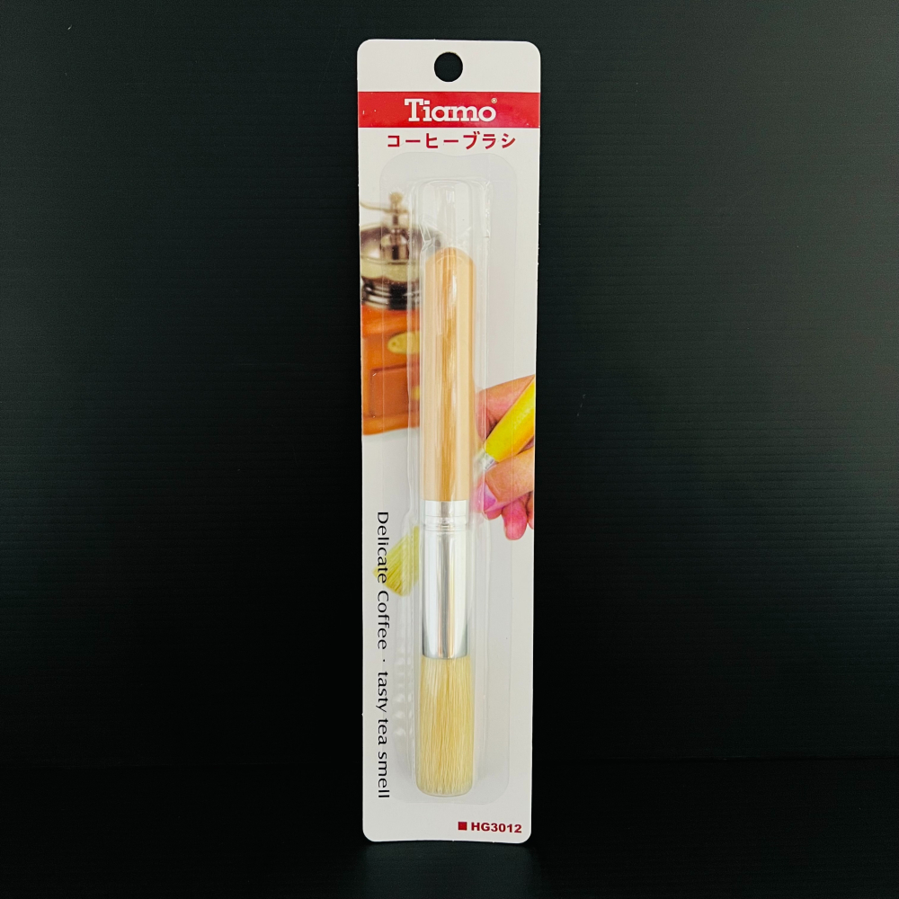 Tiamo 毛刷 鋁管咖啡毛刷 磨豆機清潔必備-細節圖2