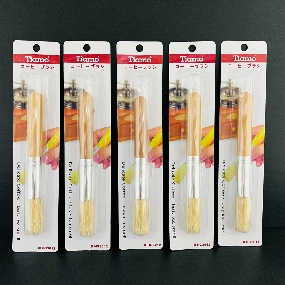 Tiamo 毛刷 鋁管咖啡毛刷 磨豆機清潔必備-細節圖5