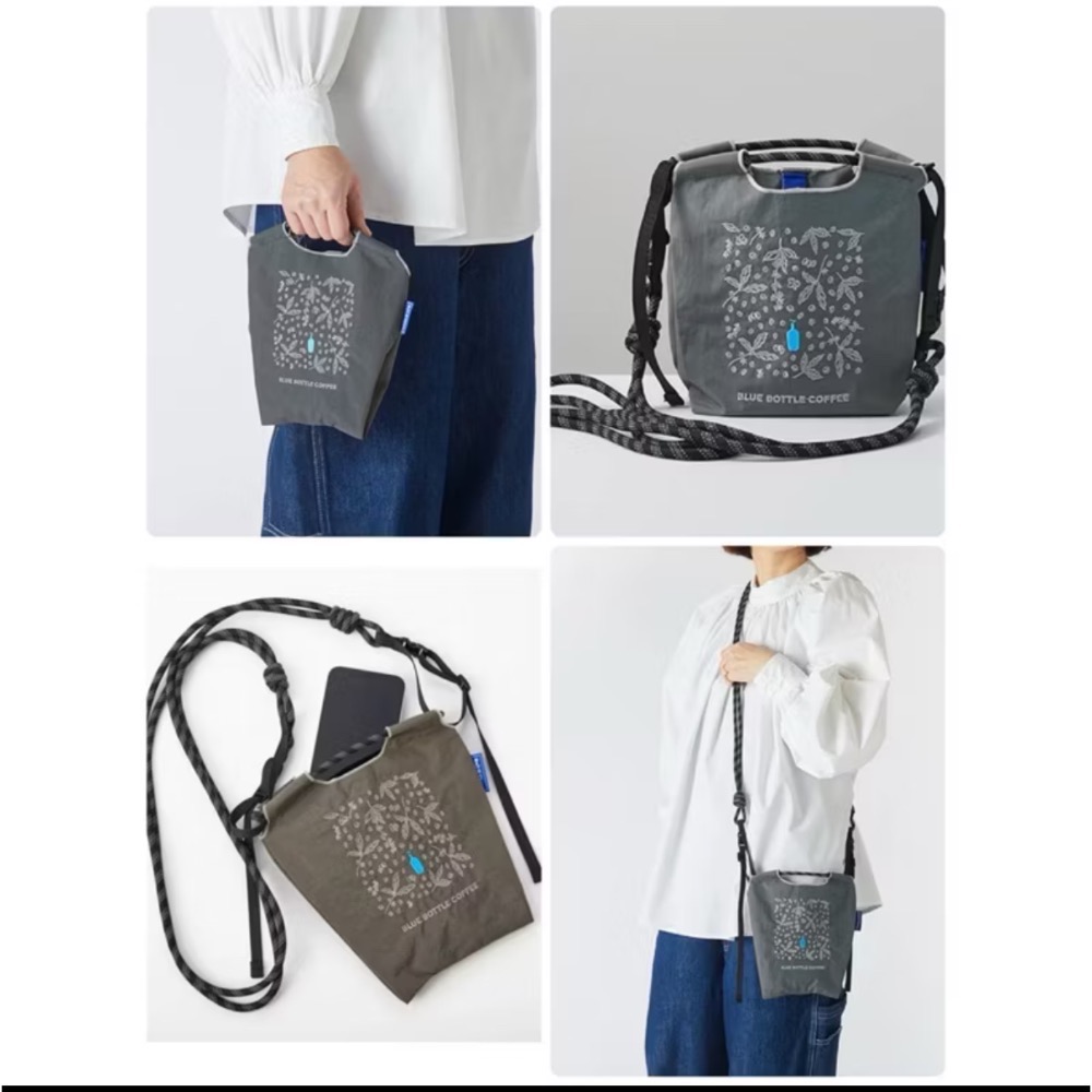 🔥現貨免運Blue bottle coffee藍瓶刺繡購物袋環保袋Ball&Chain聯名及Ball&Chain品牌包-細節圖4