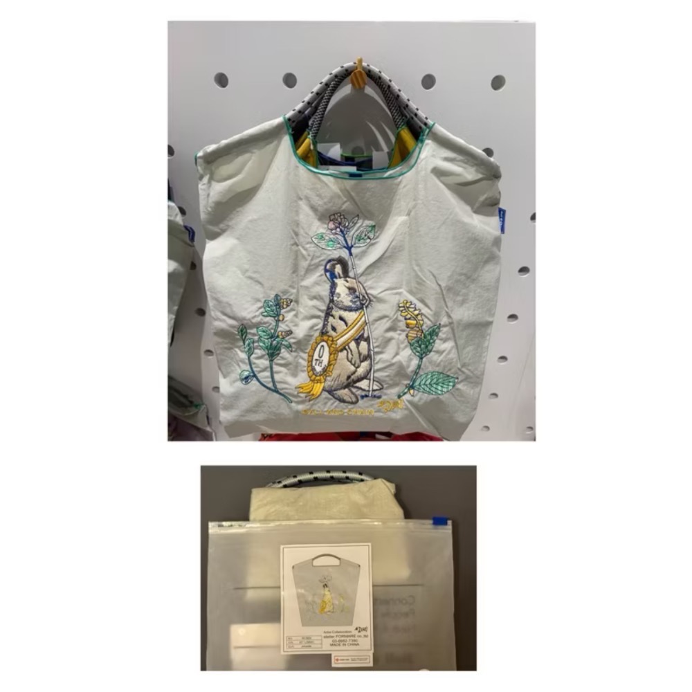 🔥現貨免運Blue bottle coffee藍瓶刺繡購物袋環保袋Ball&Chain聯名及Ball&Chain品牌包-規格圖9