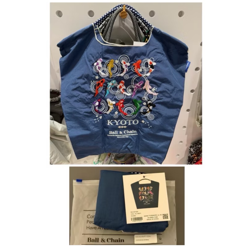 🔥現貨免運Blue bottle coffee藍瓶刺繡購物袋環保袋Ball&Chain聯名及Ball&Chain品牌包-規格圖9