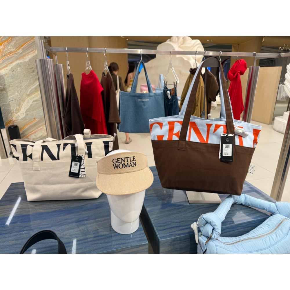 🔥保證正貨且開發票🔥曼谷帶回Gentle Woman G/W 泰國牛仔托特包 大容量包包 牛仔包包-細節圖9