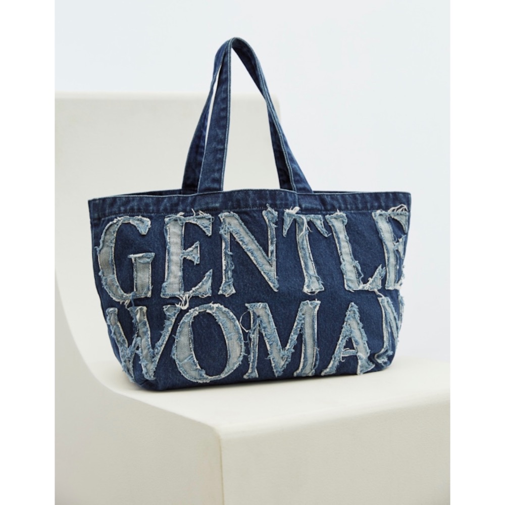 🔥保證正貨且開發票🔥曼谷帶回Gentle Woman G/W 泰國牛仔托特包 大容量包包 牛仔包包-規格圖11