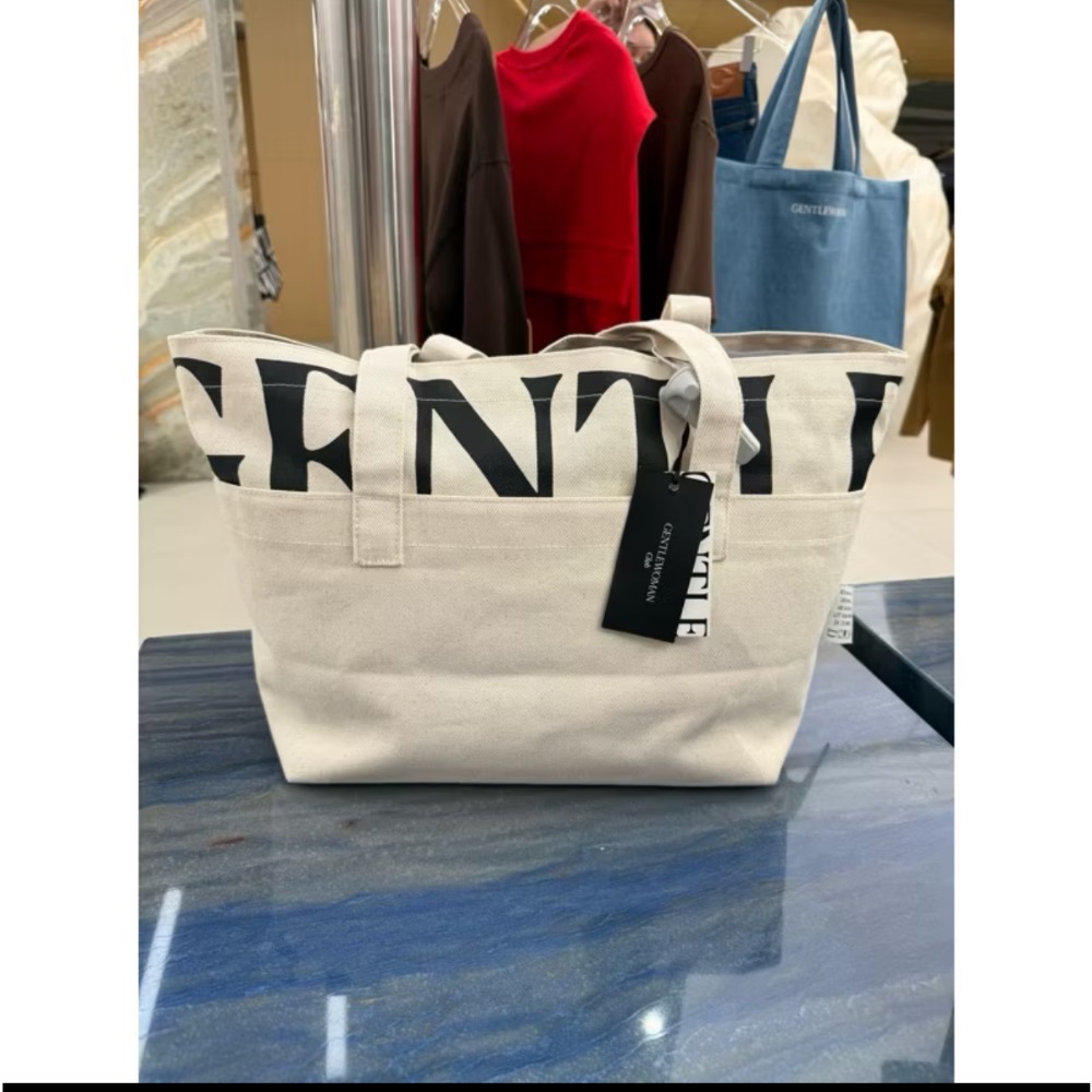 🔥保證正貨且開發票🔥曼谷帶回Gentle Woman G/W 泰國牛仔托特包 大容量包包 牛仔包包-規格圖11