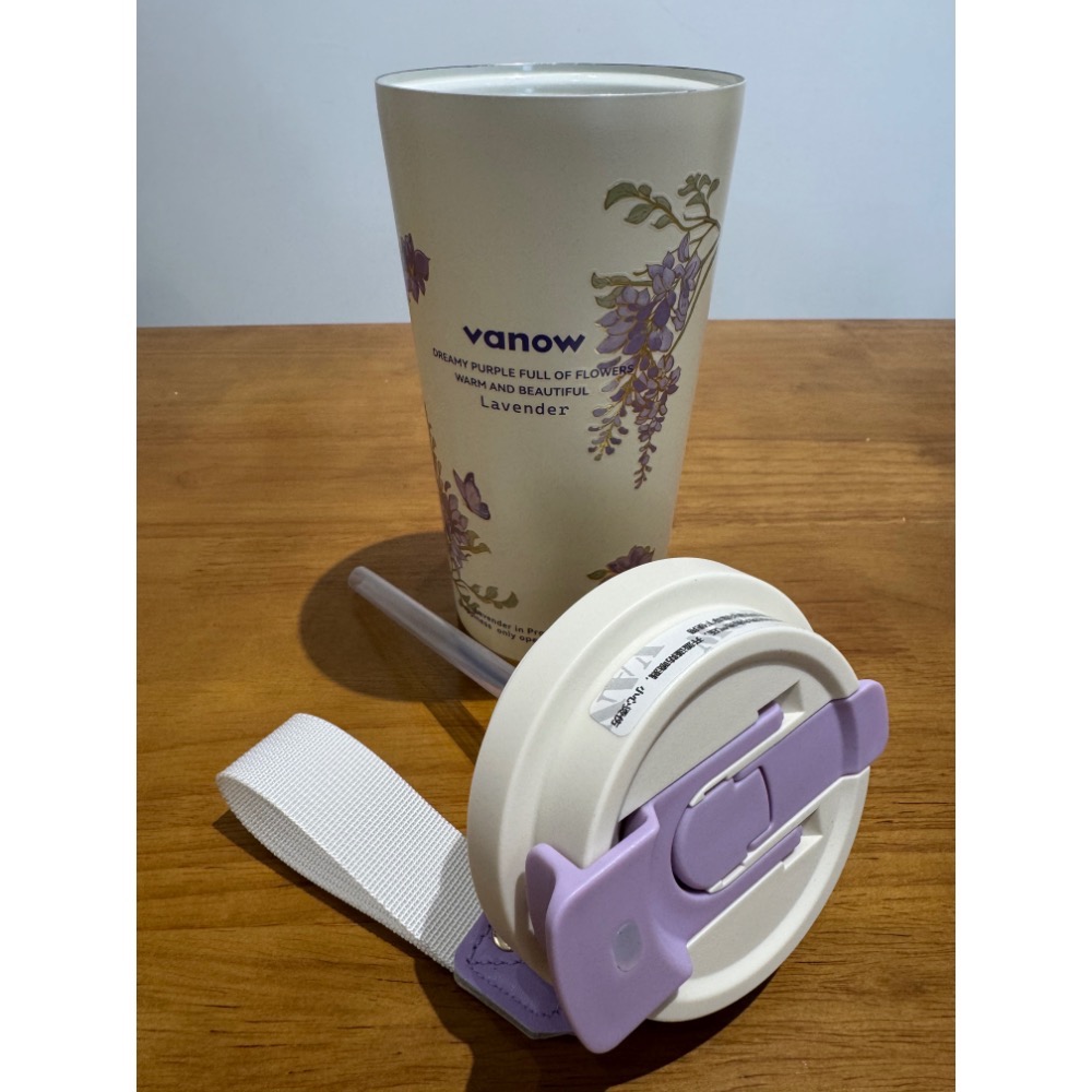 Vanow 薰衣草 咖啡水杯保溫杯-細節圖3
