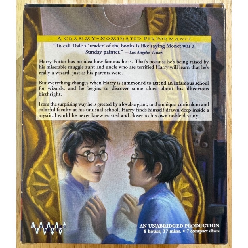 Harry Potter and the Sorcerer’s Stone Audio Book-細節圖2