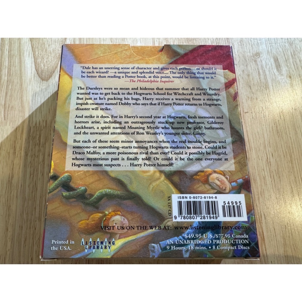 Harry Potter and the Chamber of Secrets AudioBook-細節圖2