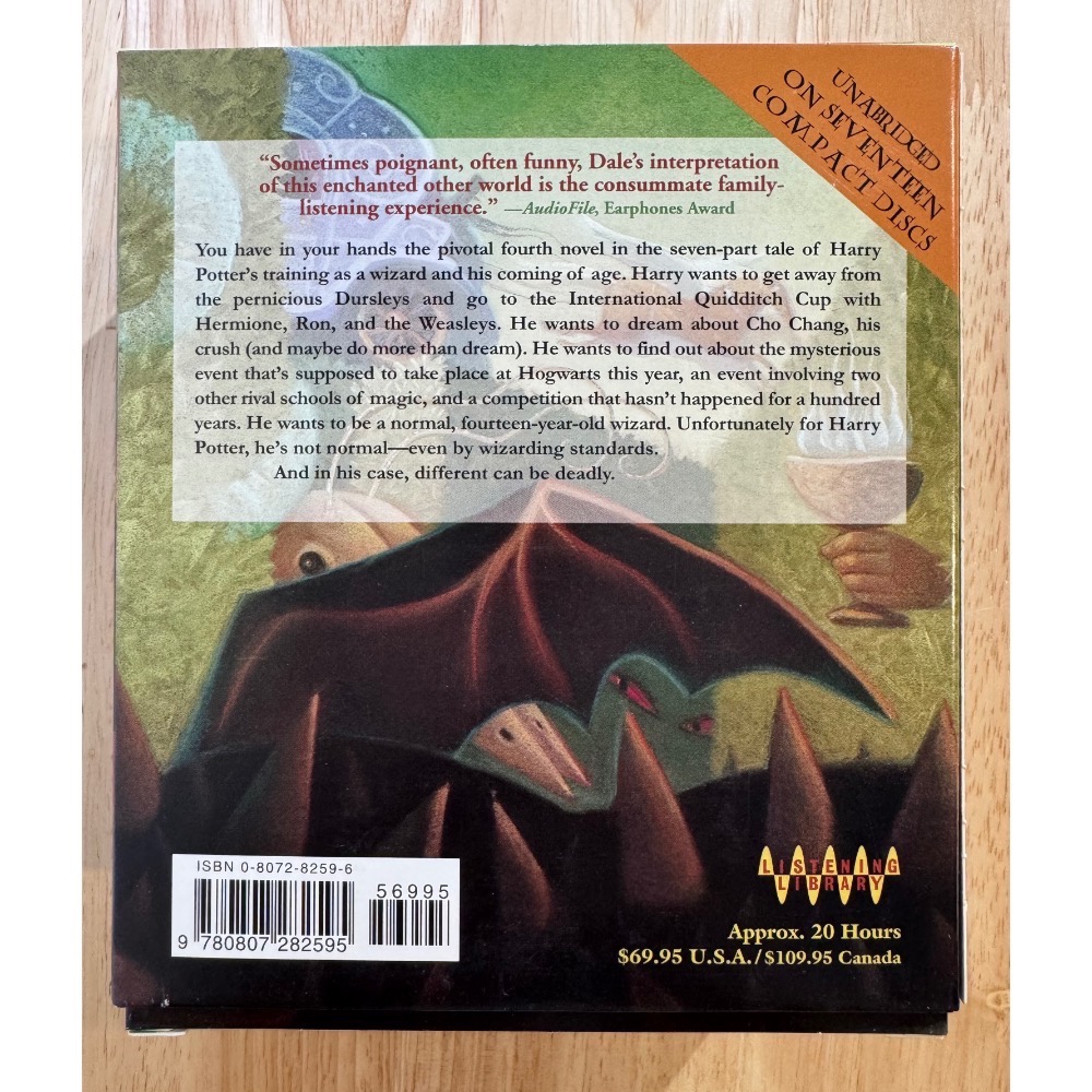 Harry Potter and the Goblet of Fire AudioBook-細節圖2