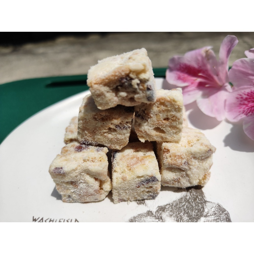 手工製作蔓越莓雪花酥 雪Q餅 雪花餅 團購美食 追劇聖品 幼兒園生日點心 婚禮小物 端午 中秋 過年 伴手禮 天然果乾-細節圖3