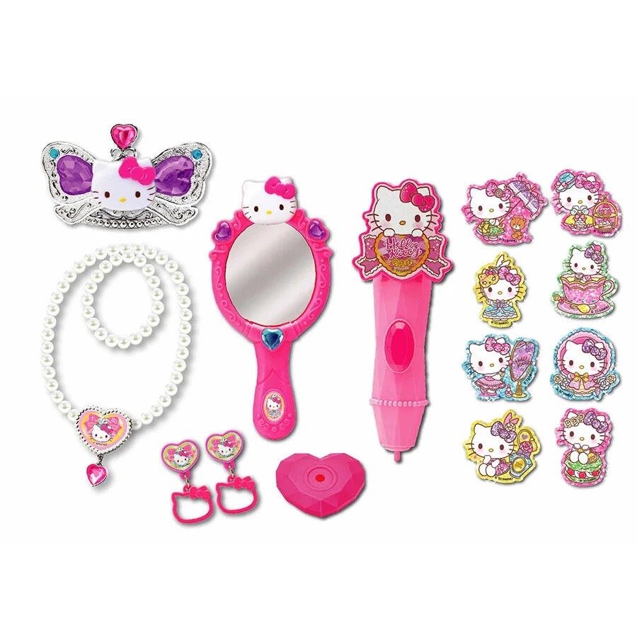 凱蒂貓閃亮裝扮組 DCK15000 Hello Kitty DIY手工 飾品 首飾 女孩 三麗鷗正版(巨崗洋行)黑冷媽-細節圖2
