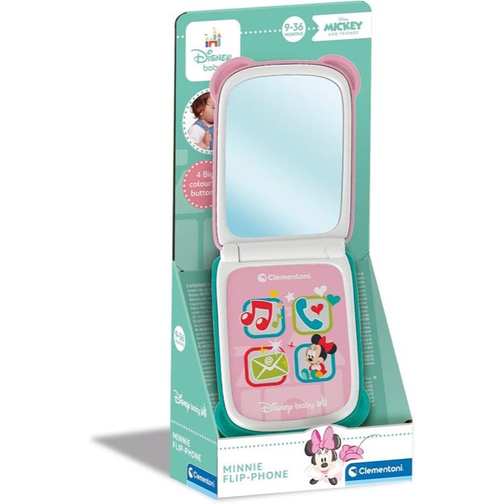 迪士尼系列 米奇/米妮/史迪奇掀蓋玩具手機 掀蓋手機玩具 兒童玩具 仿真手機 折疊手機玩具 黑冷媽-規格圖7
