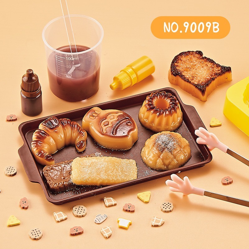 益比樂 糯滋滋硅膠捏捏樂 仿真美食  棉棉萌寵 糯滋滋矽膠diy貓爪捏捏樂創意手工材料包 自製解壓慢回彈玩具 黑冷媽-規格圖3