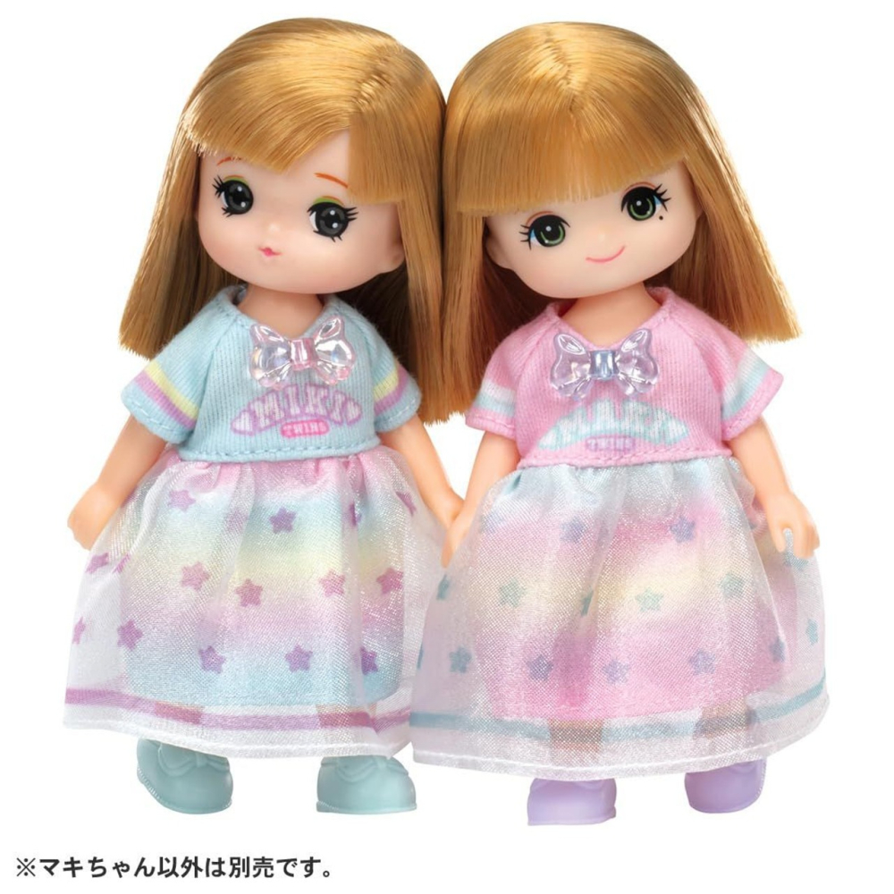 雙胞胎妹妹 LD-21 快樂美紀 LD-22 幸運真紀 TAKARA TOMY Licca 莉卡娃娃 生日禮物 黑冷媽-細節圖2