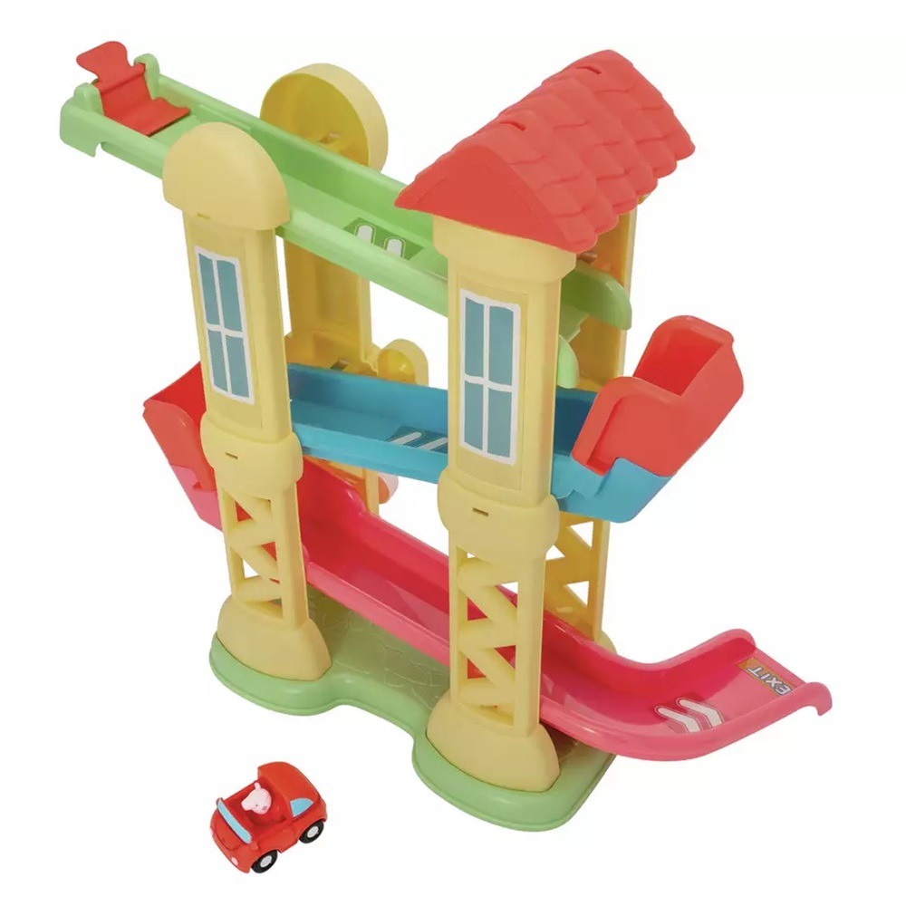 粉紅豬小妹 寶貝翻滾車 PE50414 佩佩豬 peppa pig 翻滾車 小車塔 機關車塔(伯寶行) 黑冷媽-細節圖5