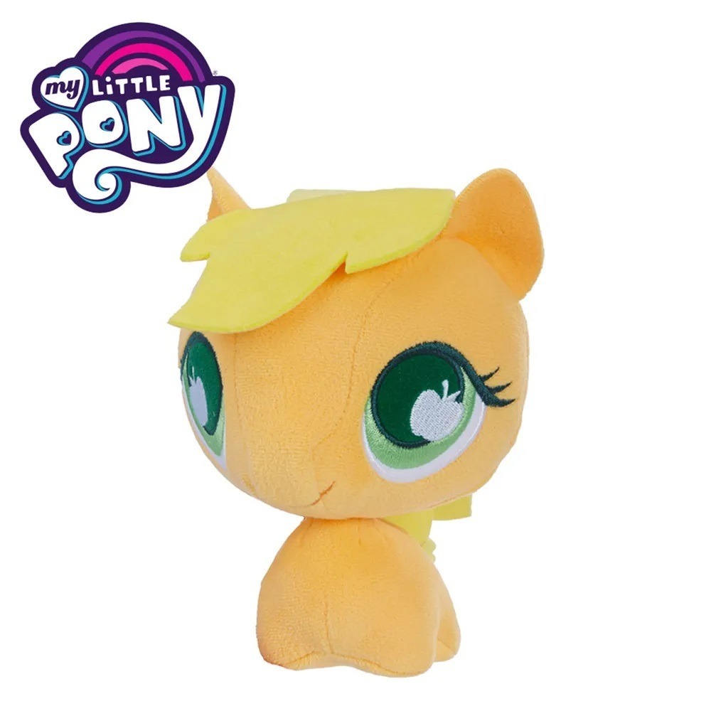 特價出清 Hasbro 孩之寶 -彩虹小馬6.5吋大頭絨毛 絨毛玩偶 my Little pony  黑冷媽-規格圖1