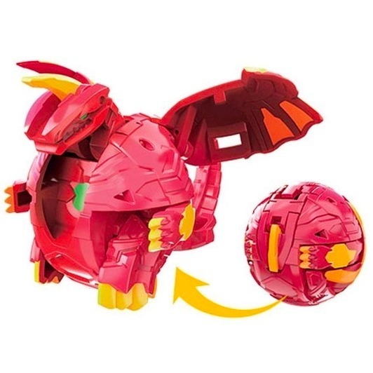 特價品 爆丸 BP-G002 基本爆丸 人馬武士 (光) 紅蒼龍 瞬間變形 BAKUGAN 黑冷媽-細節圖2
