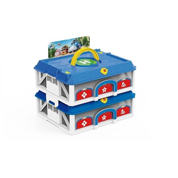 ROI迷你模型車收納箱 RB33665 內附ROI迷你模型車一台  J26 POLI 波力 收納箱(伯寶行) 黑冷媽-細節圖2