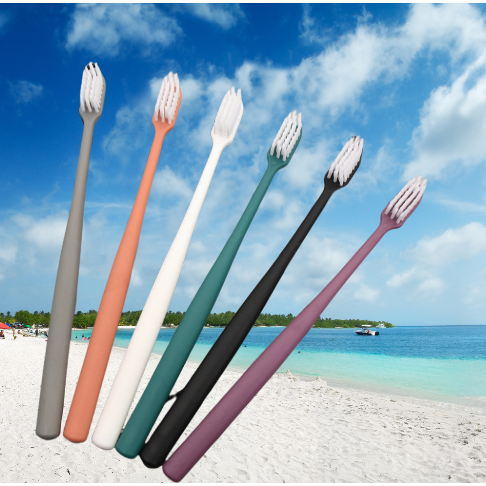 超細軟毛牙刷 莫蘭迪拋棄式牙刷 牙刷 旅行牙刷 一次性牙刷 軟毛牙刷 旅行牙刷 牙刷組 飯店牙刷 露營-細節圖3