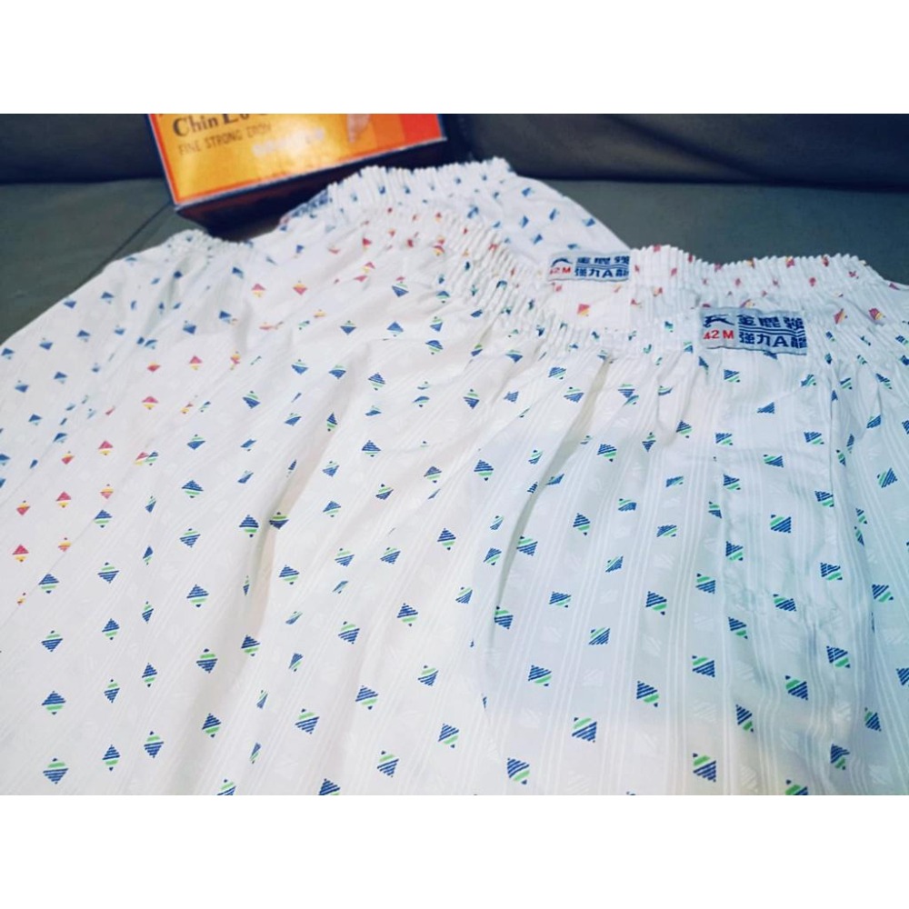 精梳棉四角褲 金三箭 日系四角褲 台灣製 幾何圖案 男內褲 精梳棉內褲 男生平口褲 平角褲 爸爸內褲 老人內褲 寬鬆內褲-細節圖7