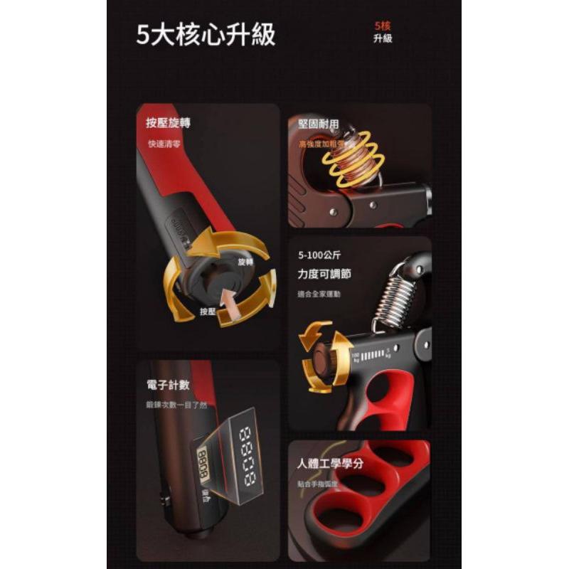 🏆升級款【握力器】 可調節握力器 手腕訓練 手部健身 計數器 鍛鍊握力 手部訓練 握力訓練器 緩解壓力 運動健身 練小臂-細節圖4