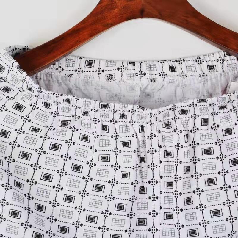 【八分睡褲】 薄睡褲 爸爸褲子 八分褲 阿公居家褲 老人睡褲 男睡褲 居家褲 傳統睡褲 休閒褲 男長褲 薄長褲 空調褲-細節圖4