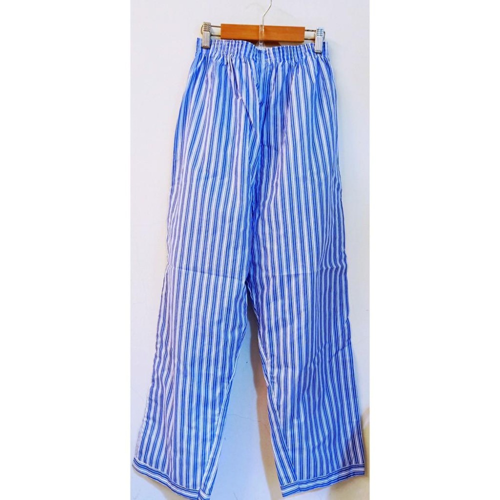 金鹿牌睡褲 爸爸睡褲 阿公睡褲 純棉睡褲 台灣製造 條紋 男睡褲 長褲 綿褲 台製 薄睡褲 復健 居家服 家居褲 全棉-細節圖2