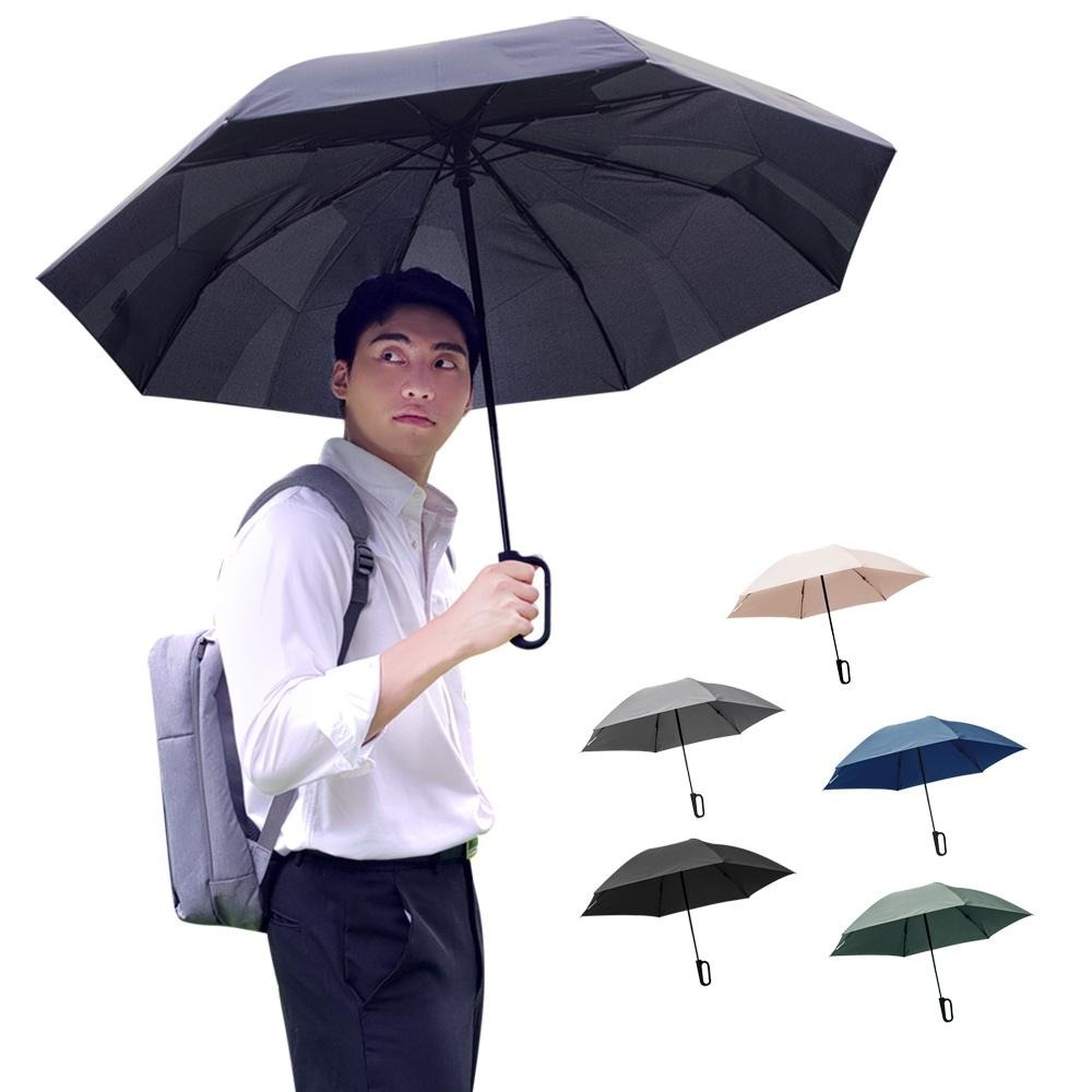 好傘王雨傘｜嘖嘖突破百萬募資 台灣限定 瞬間快收環扣傘 快速捲收雨傘 包包環扣傘 自動傘 勾勾傘 折疊傘 自動折傘 雨傘-細節圖2