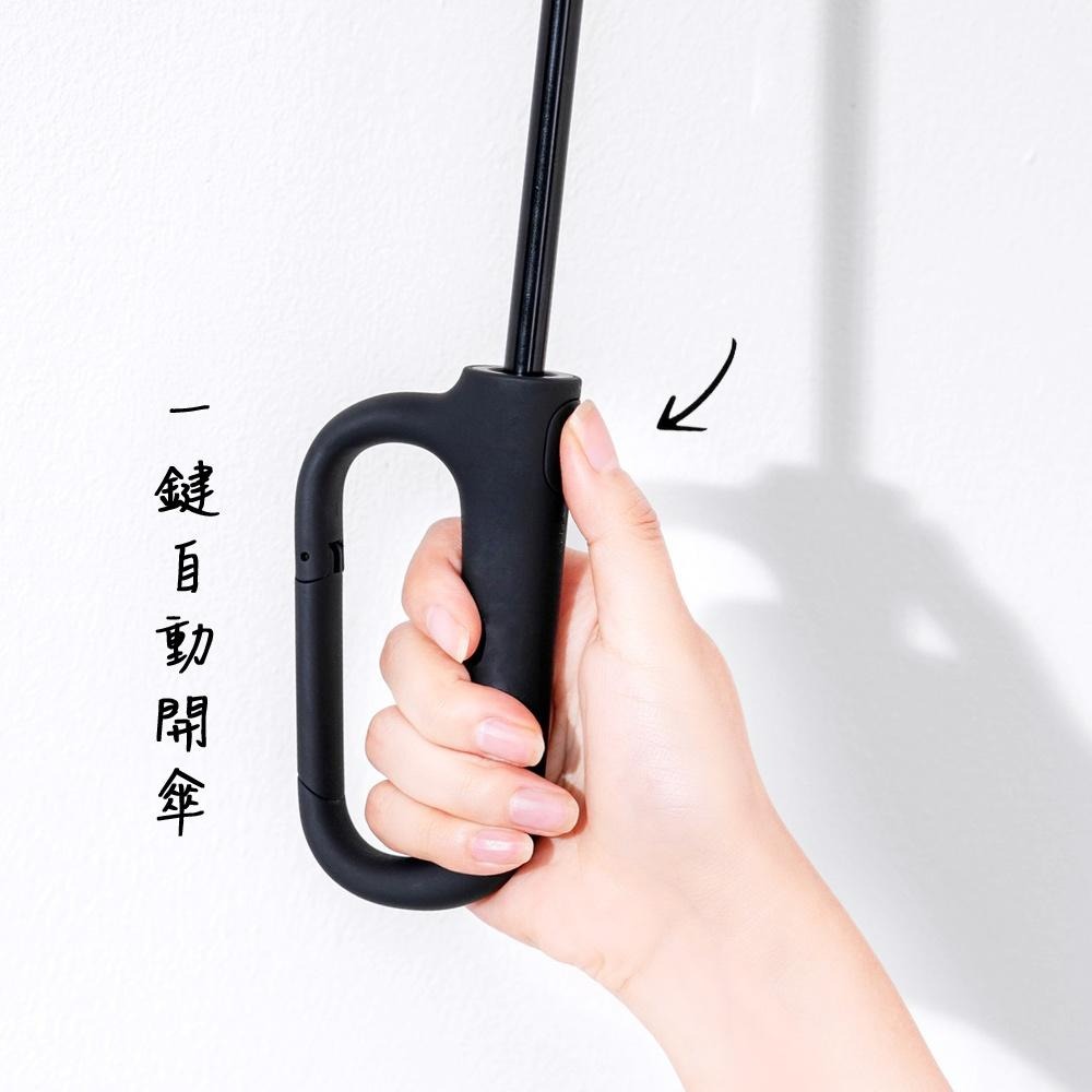 好傘王雨傘｜嘖嘖突破百萬募資 台灣限定 瞬間快收環扣傘 快速捲收雨傘 包包環扣傘 自動傘 勾勾傘 折疊傘 自動折傘 雨傘-細節圖5