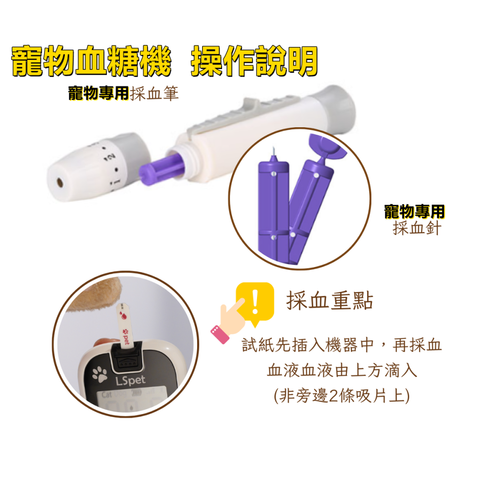萌護寶 LS 升級版 寵物測糖儀 創新 便利 優化 優惠套組-細節圖8
