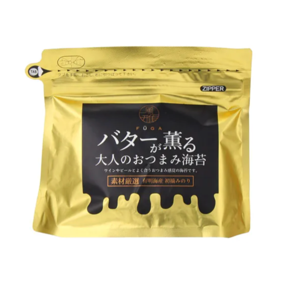 日本 風雅 FUGA 大人的海苔 奶油起司/黑胡椒/柚子 60 - 70枚 海苔 零食 海產 有明海苔 美食-規格圖5