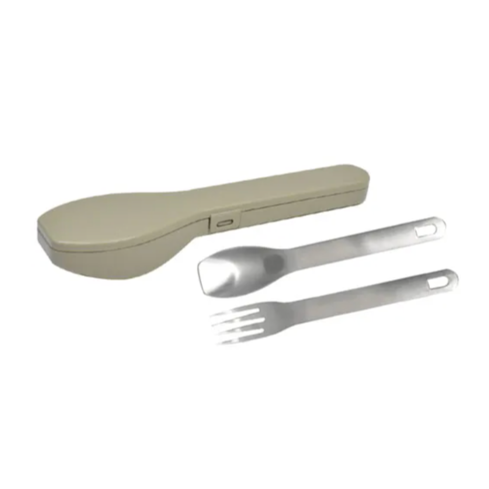 現貨🌷日本製 IPPINSHA 環保餐具 不銹鋼餐具(叉子＋湯匙) 便當 方便攜帶 Sugar Land-規格圖6