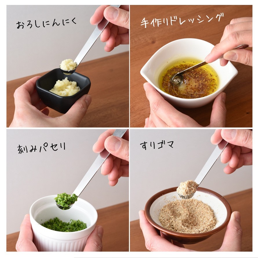 日本製 燕三條 不鏽鋼 廚房用具 調味品挖勺 小菜夾 寬口大湯匙 瀝湯勺  料理匙-細節圖3