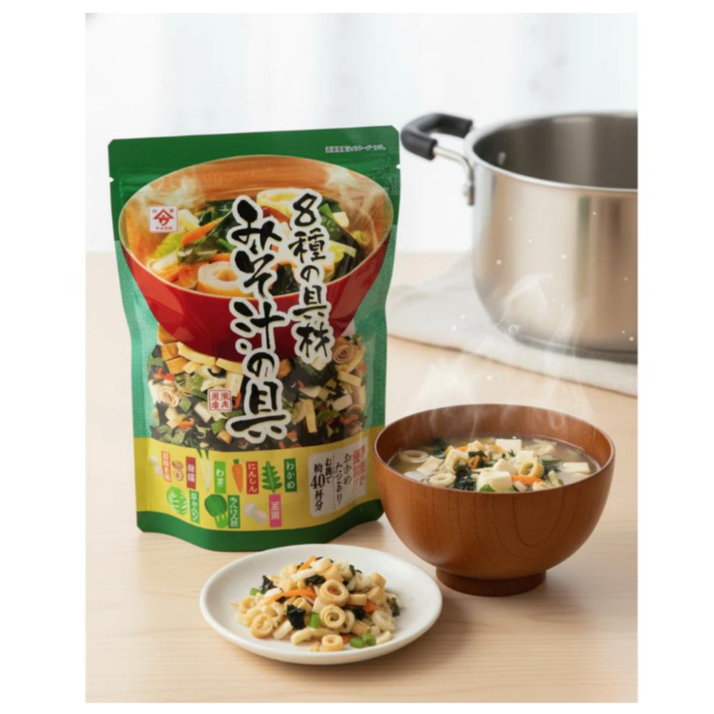 現貨＆發票🌷日本 魚之屋味噌湯配料-8種綜合 方便 簡單 即沖即食 入湯配料-細節圖2