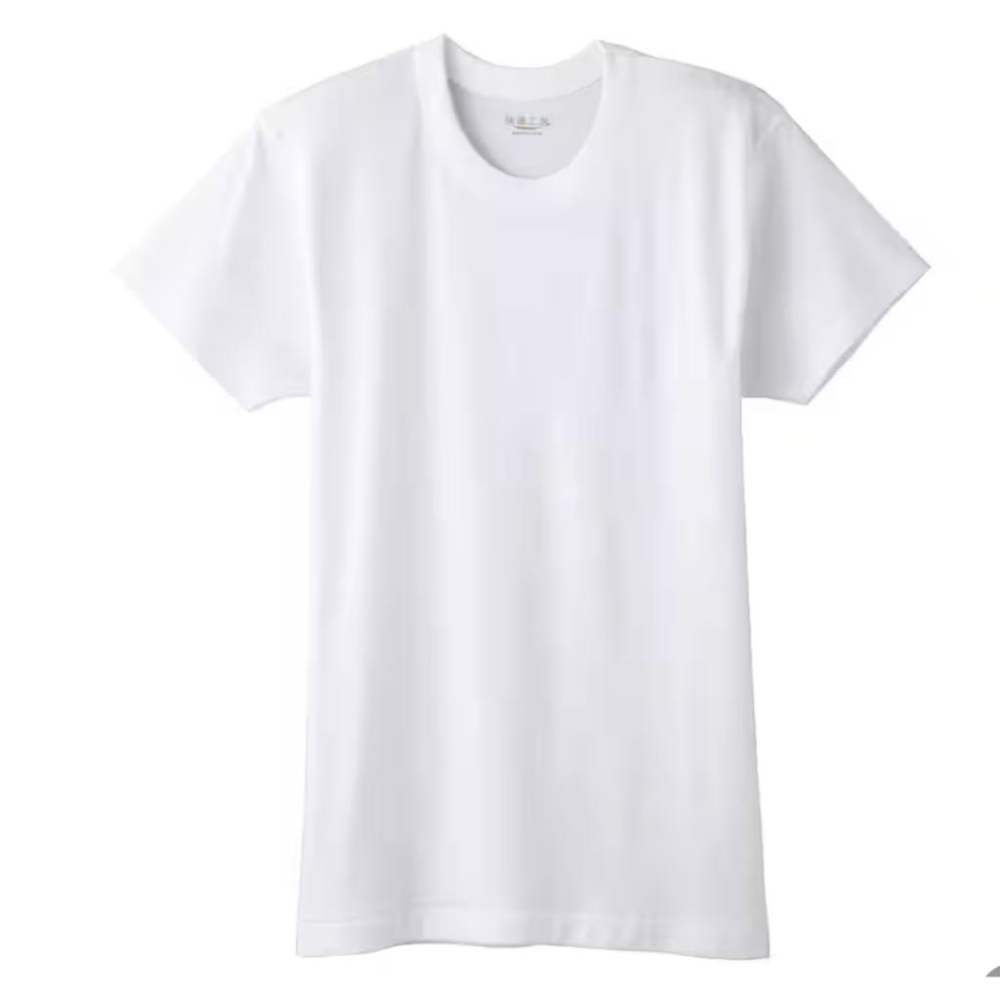 現貨＆發票 快適工房 KAITEKIKOUBOU 日本製 圓領 半袖 短袖 夏天 男性內衣 內著 男生 抗菌防臭-細節圖3