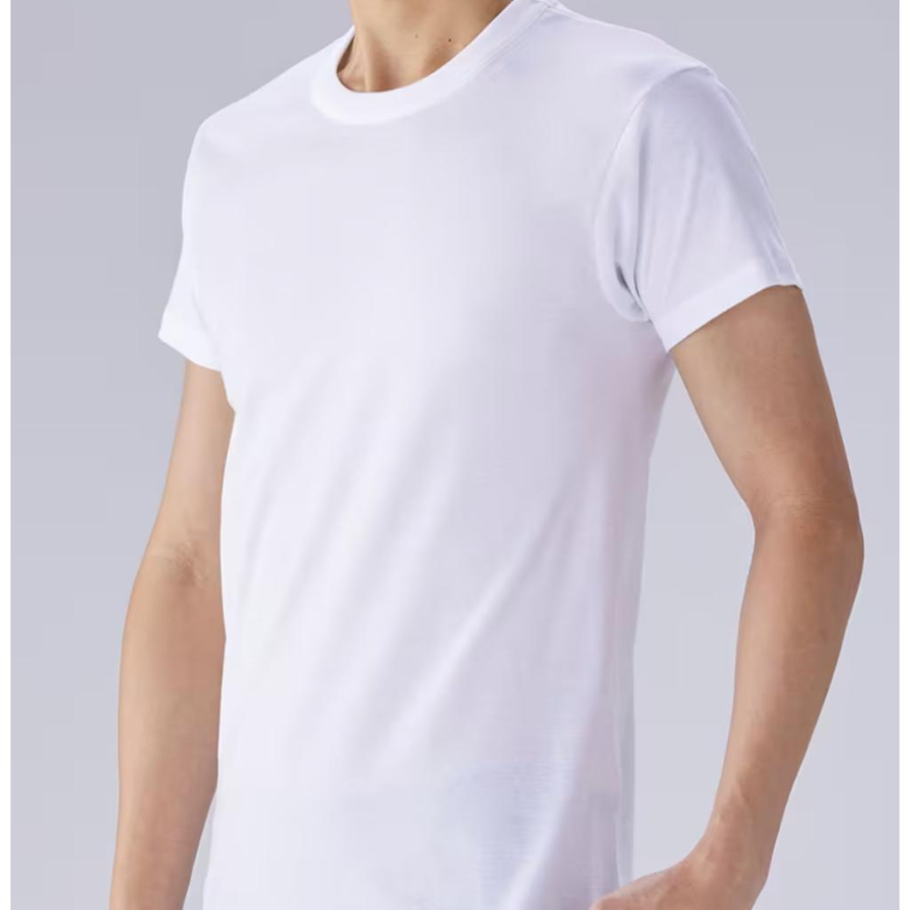 現貨＆發票 快適工房 KAITEKIKOUBOU 日本製 圓領 半袖 短袖 夏天 男性內衣 內著 男生 抗菌防臭-細節圖5