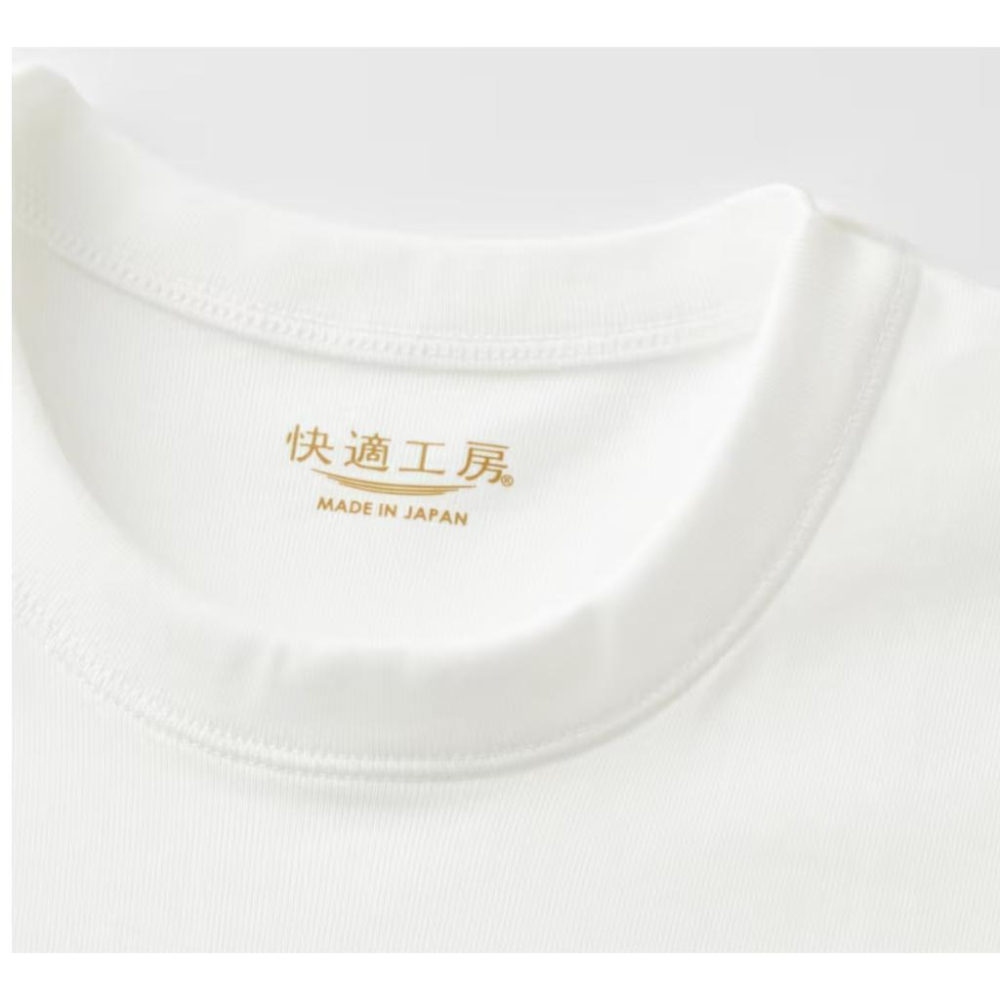 現貨＆發票 快適工房 KAITEKIKOUBOU 日本製 圓領 半袖 短袖 夏天 男性內衣 內著 男生 抗菌防臭-細節圖9
