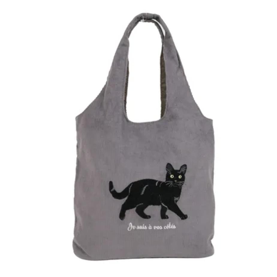 預購＆發票🌷日本 貓 狗 刺繡 手提包 肩揹包 鬥牛犬 布偶貓 收納包 寵物 雪納瑞 法鬥 送禮 包包 柴犬 黑貓-細節圖9