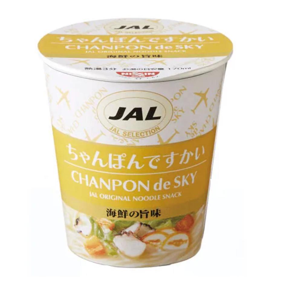 現貨＆發票🌹日本 日清JAL 日本航空泡麵 JALUX杯麵 和風醬油 天空醬油拉麵 強棒海鮮麵 昆布烏龍麵 鰹魚蕎麥麵-細節圖3