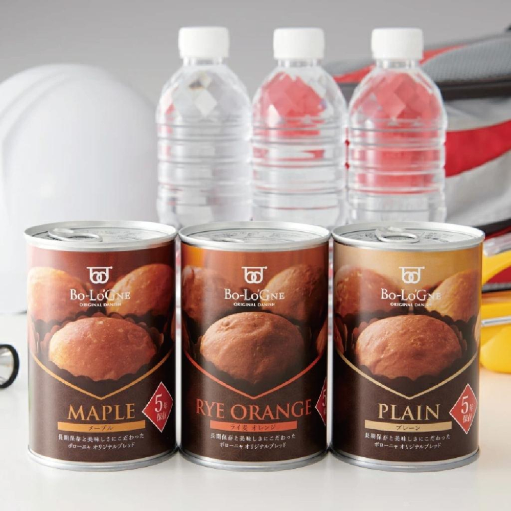 現貨＆發票🇯🇵日本 Bo-Lo’Gne 京都祇園 長期保存 罐頭麵包 5年6個月｜防災糧 戶外露營 圓麵包 罐裝 糧食-細節圖4